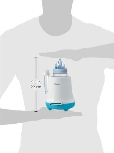 The First Years Gentle Warmth Digital Baby Bottle Warmer - Bottle Warmer for Breastmilk, Baby Formula, and Baby Food - Includes Milk Warmer, Basket, and Cup - White