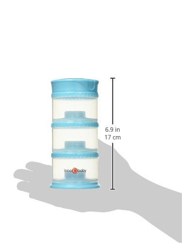 Innobaby Packin' Smart Stackable and Portable Storage System for Formula, Liquid, Baby Snacks and More. 3 Stackable Cups in Strawberry. BPA Free., 12 Ounce