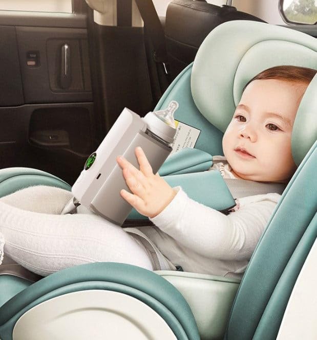 Portable Wireless Rechargeable Baby Bottle Warmer USB Charging and Heating Bag Portable Constant Temperature Milk Warmer Universal Bottle Insulation Sleeve