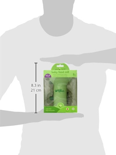 Green Sprouts Fresh Baby Food Mill, Manual Puree Maker with Built-In Serving Bowl, Separates Seeds & Skins, No Batteries or Electricity Needed, Compact, Dishwasher Safe