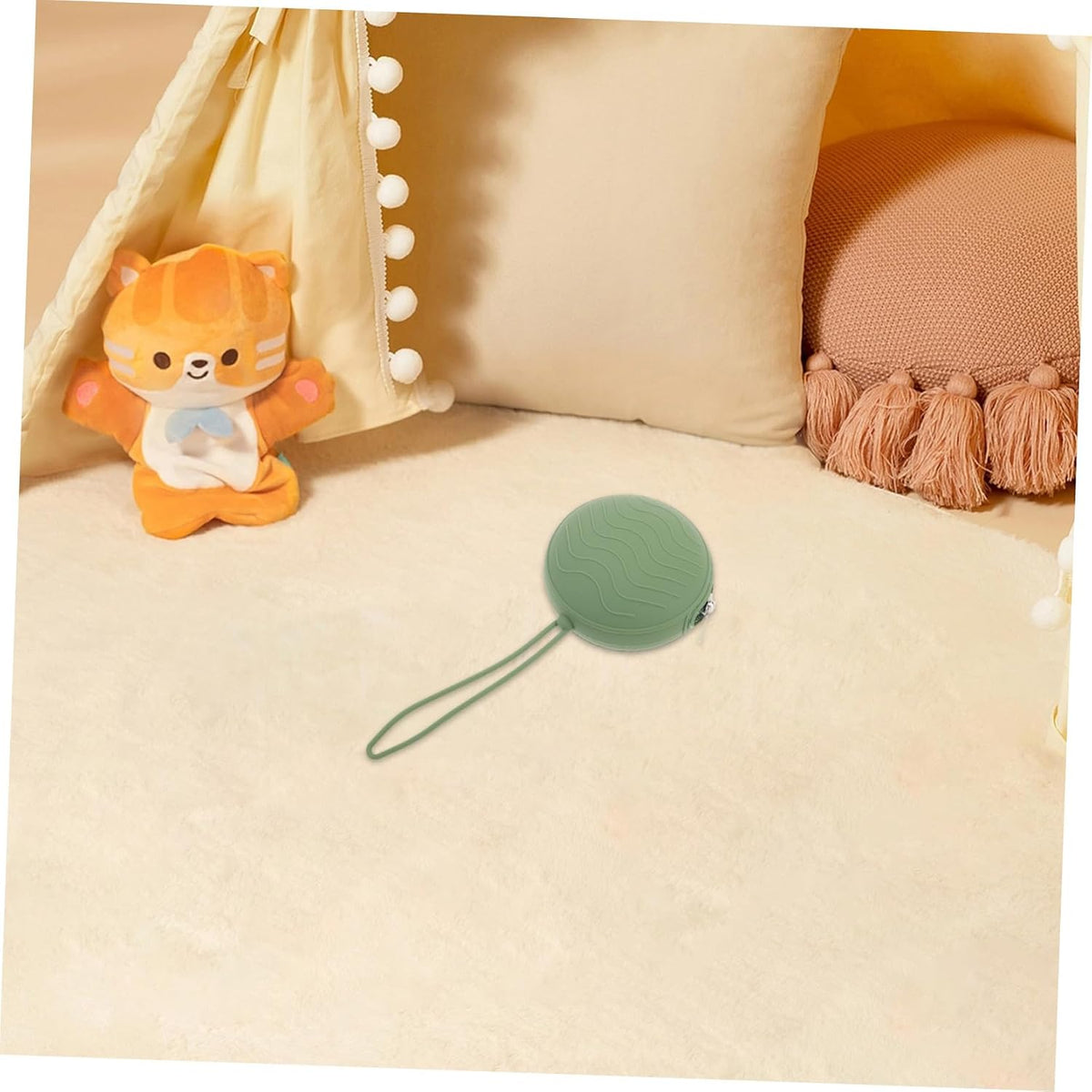 2pcs Silicone Pacifier Holder Case Portable Zipper Purse for Boy Girl Lightweight Storage for Pacifiers Items for Travel and Daily Use