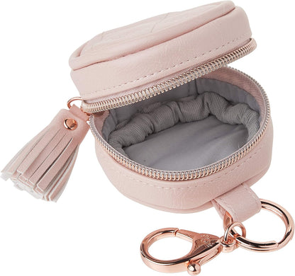 Pacifier Holder Case with Clip and Holds 2 Pacifiers (Black)