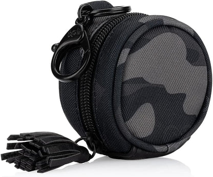 Pacifier Holder Case with Clip and Holds 2 Pacifiers (Black)