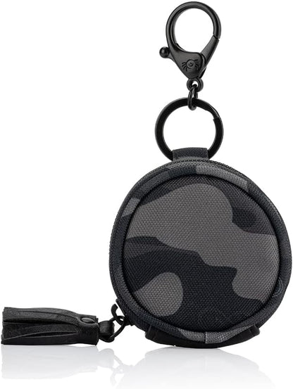 Pacifier Holder Case with Clip and Holds 2 Pacifiers (Black)