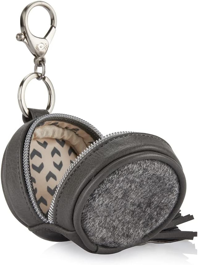 Pacifier Holder Case with Clip and Holds 2 Pacifiers (Black)
