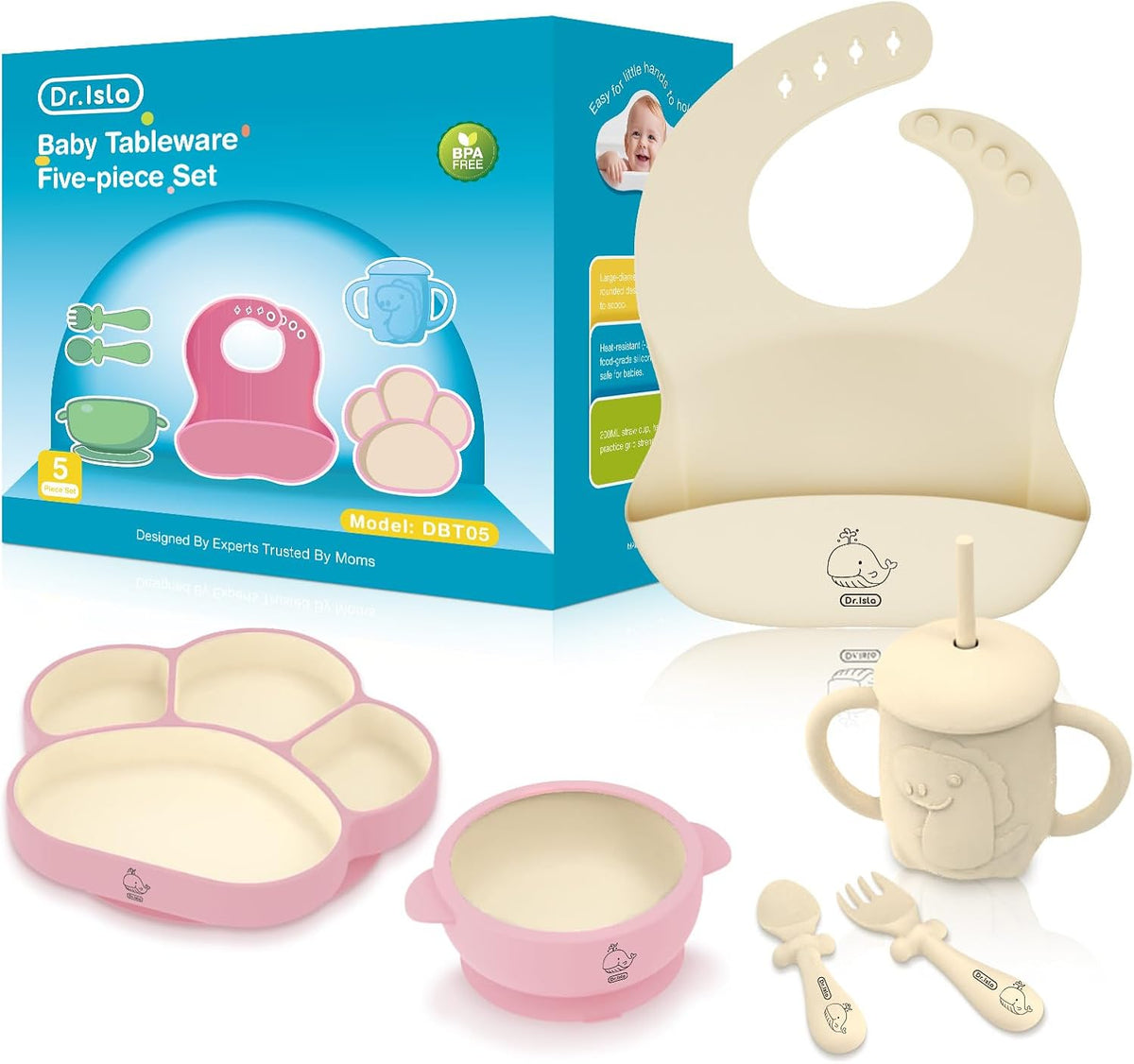 Silicone Baby Feeding Set, Baby Feeding Essentials