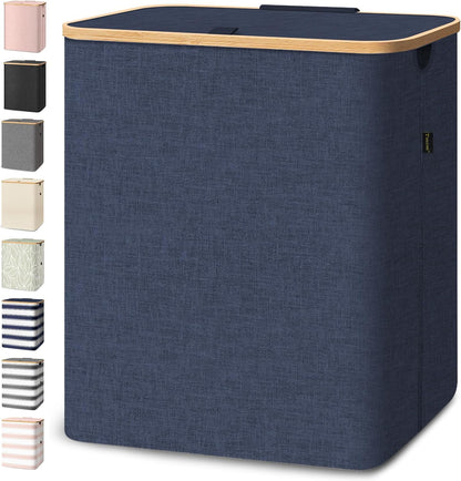 70L Laundry Hamper with Lid, Large Laundry Basket Bin