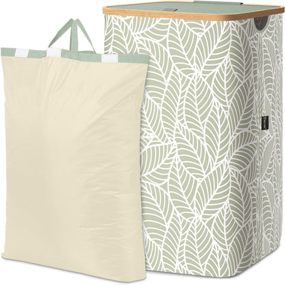 70L Laundry Hamper with Lid, Large Laundry Basket Bin