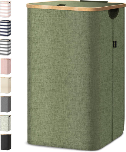 70L Laundry Hamper with Lid, Large Laundry Basket Bin