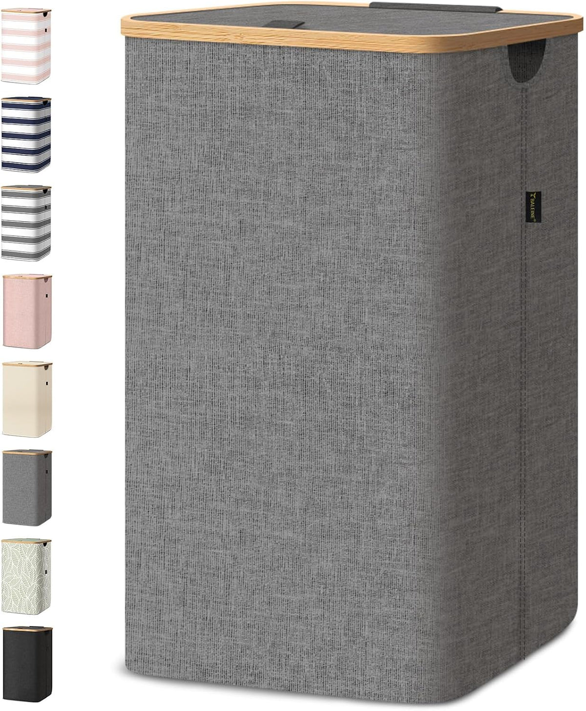 70L Laundry Hamper with Lid, Large Laundry Basket Bin