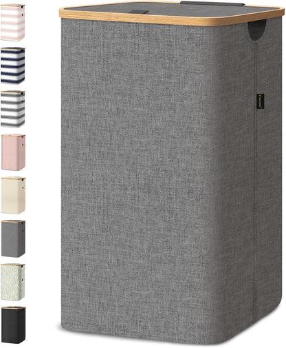 70L Laundry Hamper with Lid, Large Laundry Basket Bin