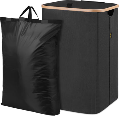 70L Laundry Hamper with Lid, Large Laundry Basket Bin