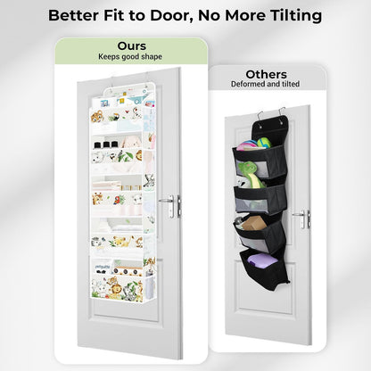Over the Door Organizer Diaper Toy Nursery Hanging Shelf, Elephant