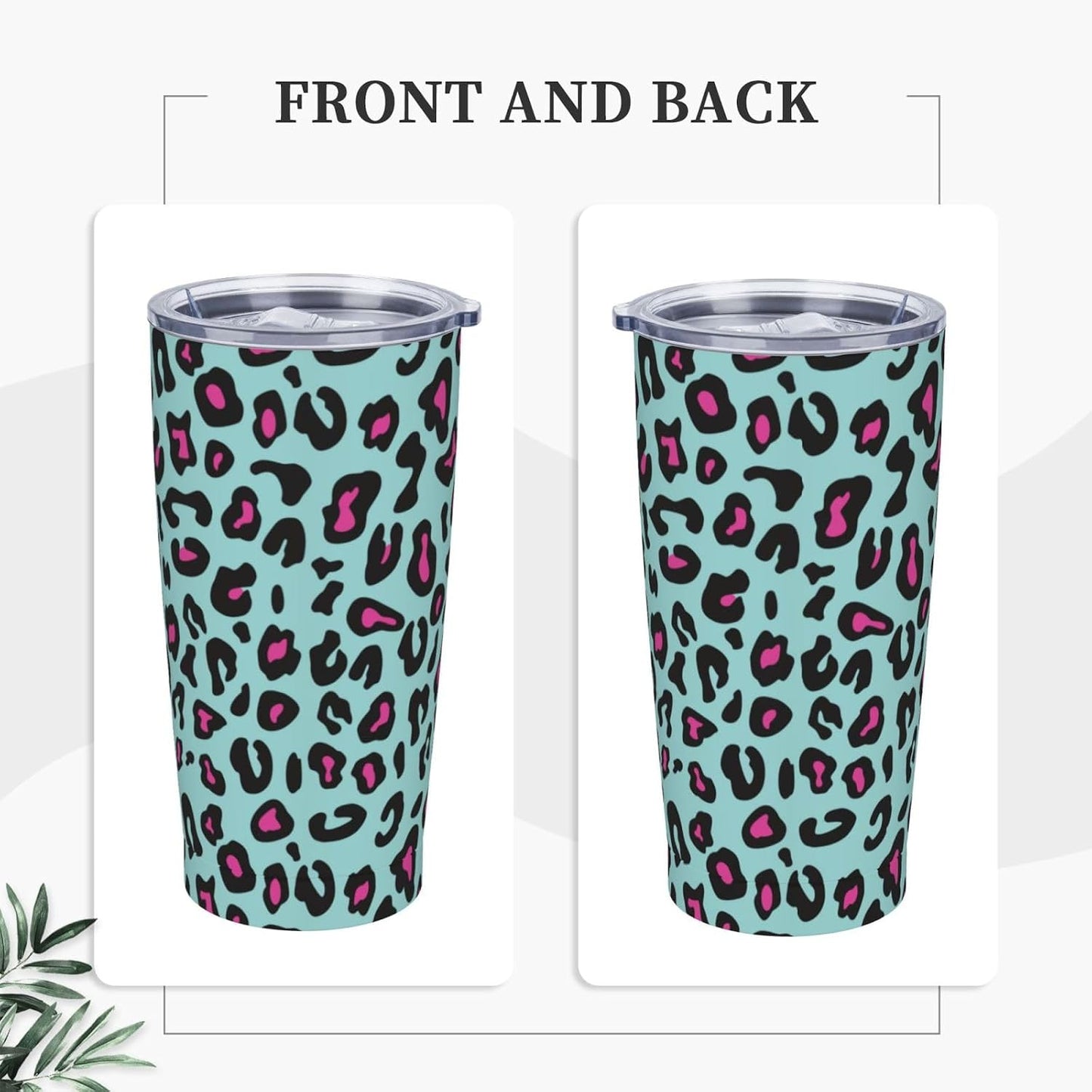 Blue White Porcelain Pattern Tumbler,Ceramics Flower 20oz Stainless Steel Insulated Travel Tumblers,Travel Coffee Mug with Lid and Straw Water Bottle Drink Cups Gifts for Women Men Lovers