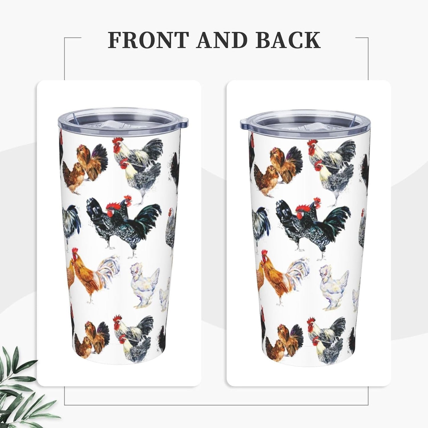 Blue White Porcelain Pattern Tumbler,Ceramics Flower 20oz Stainless Steel Insulated Travel Tumblers,Travel Coffee Mug with Lid and Straw Water Bottle Drink Cups Gifts for Women Men Lovers
