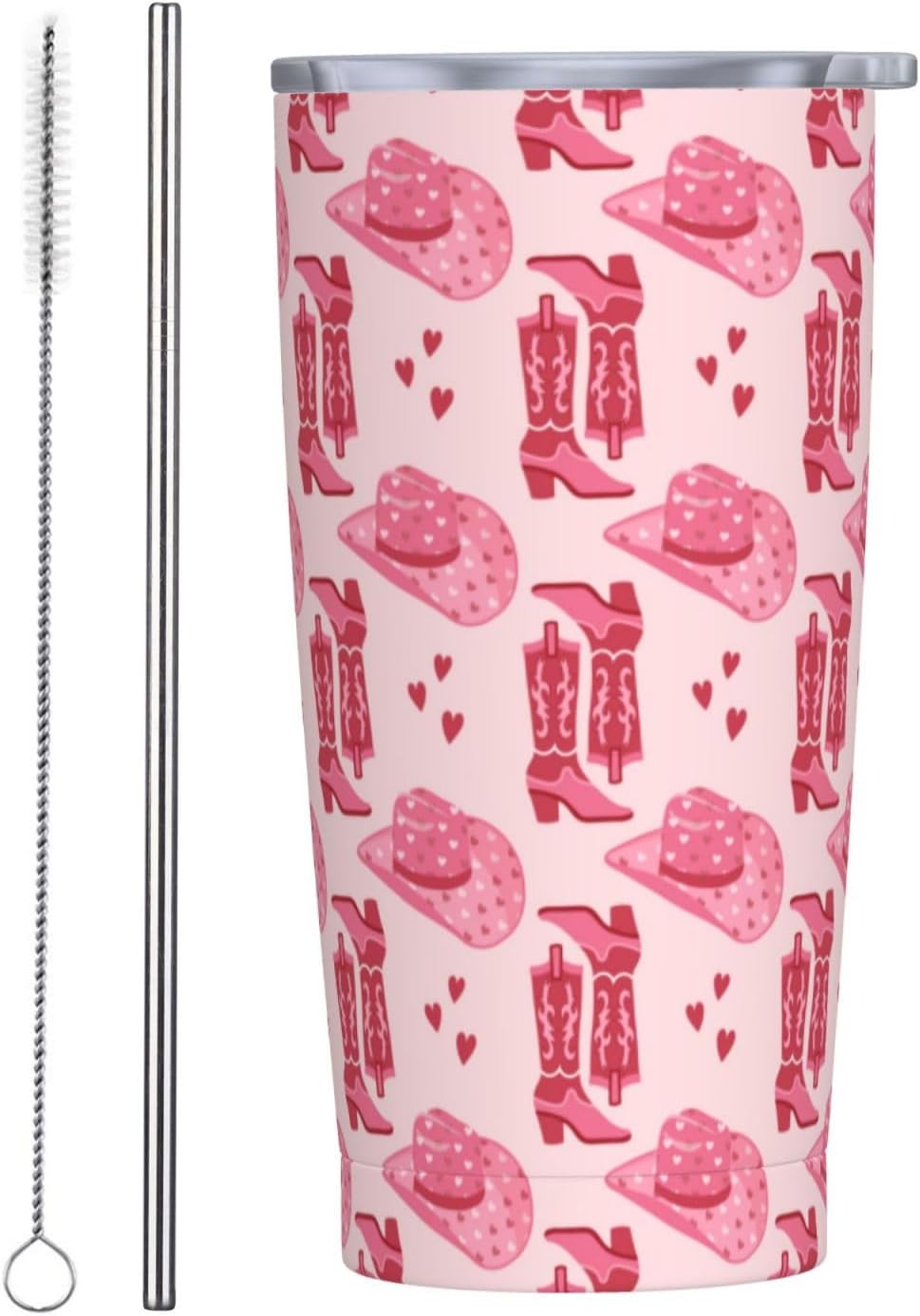 Blue White Porcelain Pattern Tumbler,Ceramics Flower 20oz Stainless Steel Insulated Travel Tumblers,Travel Coffee Mug with Lid and Straw Water Bottle Drink Cups Gifts for Women Men Lovers