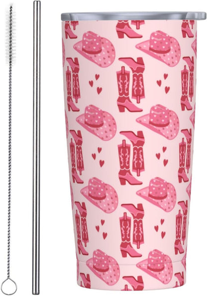 Blue White Porcelain Pattern Tumbler,Ceramics Flower 20oz Stainless Steel Insulated Travel Tumblers,Travel Coffee Mug with Lid and Straw Water Bottle Drink Cups Gifts for Women Men Lovers