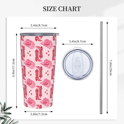 Blue White Porcelain Pattern Tumbler,Ceramics Flower 20oz Stainless Steel Insulated Travel Tumblers,Travel Coffee Mug with Lid and Straw Water Bottle Drink Cups Gifts for Women Men Lovers