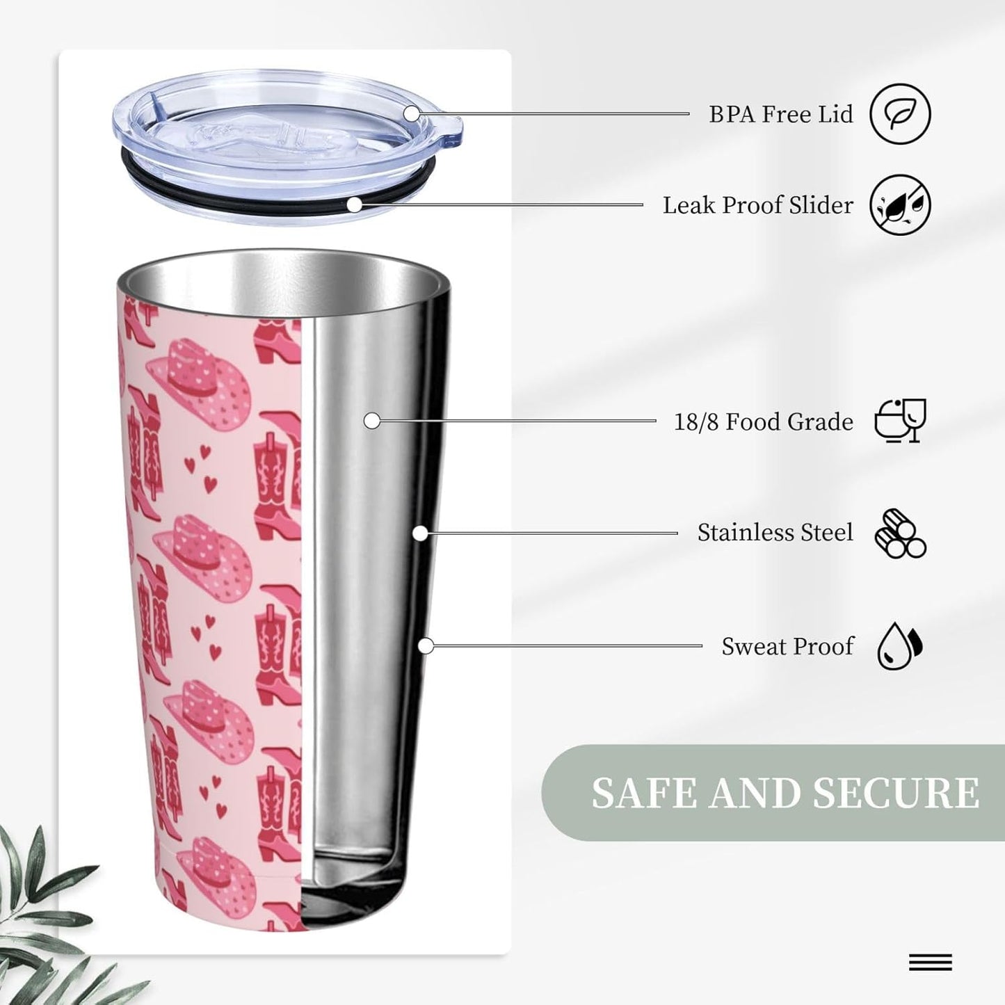 Blue White Porcelain Pattern Tumbler,Ceramics Flower 20oz Stainless Steel Insulated Travel Tumblers,Travel Coffee Mug with Lid and Straw Water Bottle Drink Cups Gifts for Women Men Lovers