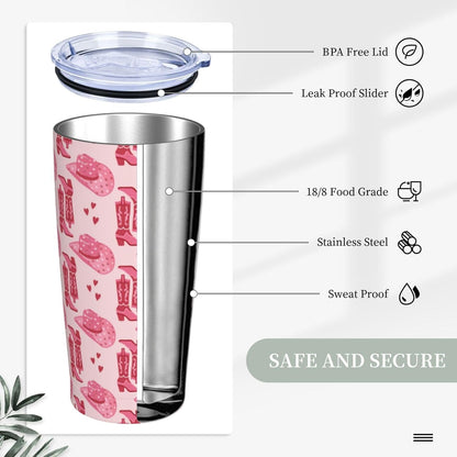 Blue White Porcelain Pattern Tumbler,Ceramics Flower 20oz Stainless Steel Insulated Travel Tumblers,Travel Coffee Mug with Lid and Straw Water Bottle Drink Cups Gifts for Women Men Lovers
