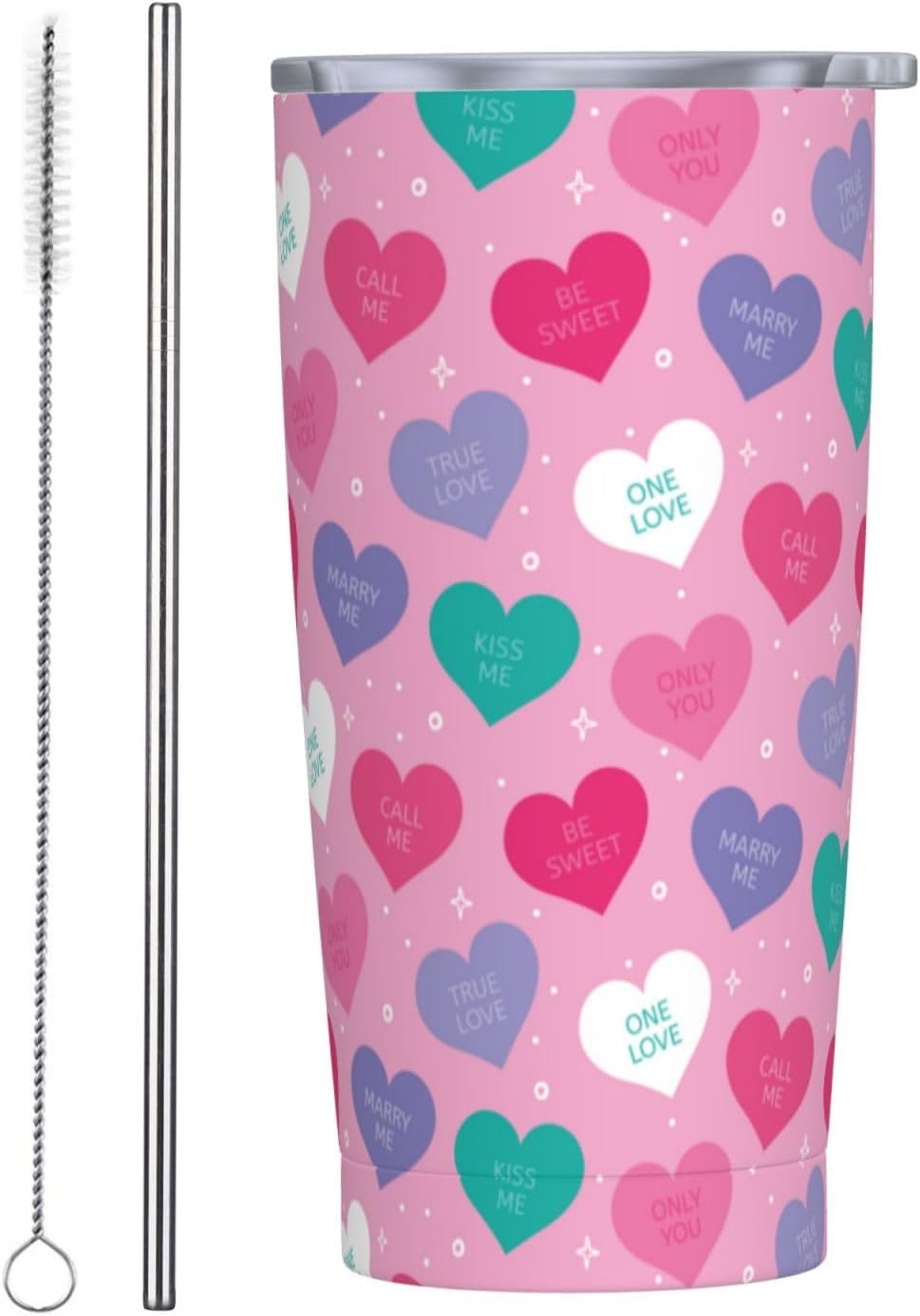 Blue White Porcelain Pattern Tumbler,Ceramics Flower 20oz Stainless Steel Insulated Travel Tumblers,Travel Coffee Mug with Lid and Straw Water Bottle Drink Cups Gifts for Women Men Lovers
