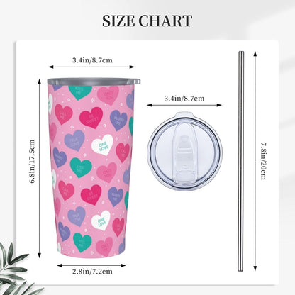 Blue White Porcelain Pattern Tumbler,Ceramics Flower 20oz Stainless Steel Insulated Travel Tumblers,Travel Coffee Mug with Lid and Straw Water Bottle Drink Cups Gifts for Women Men Lovers