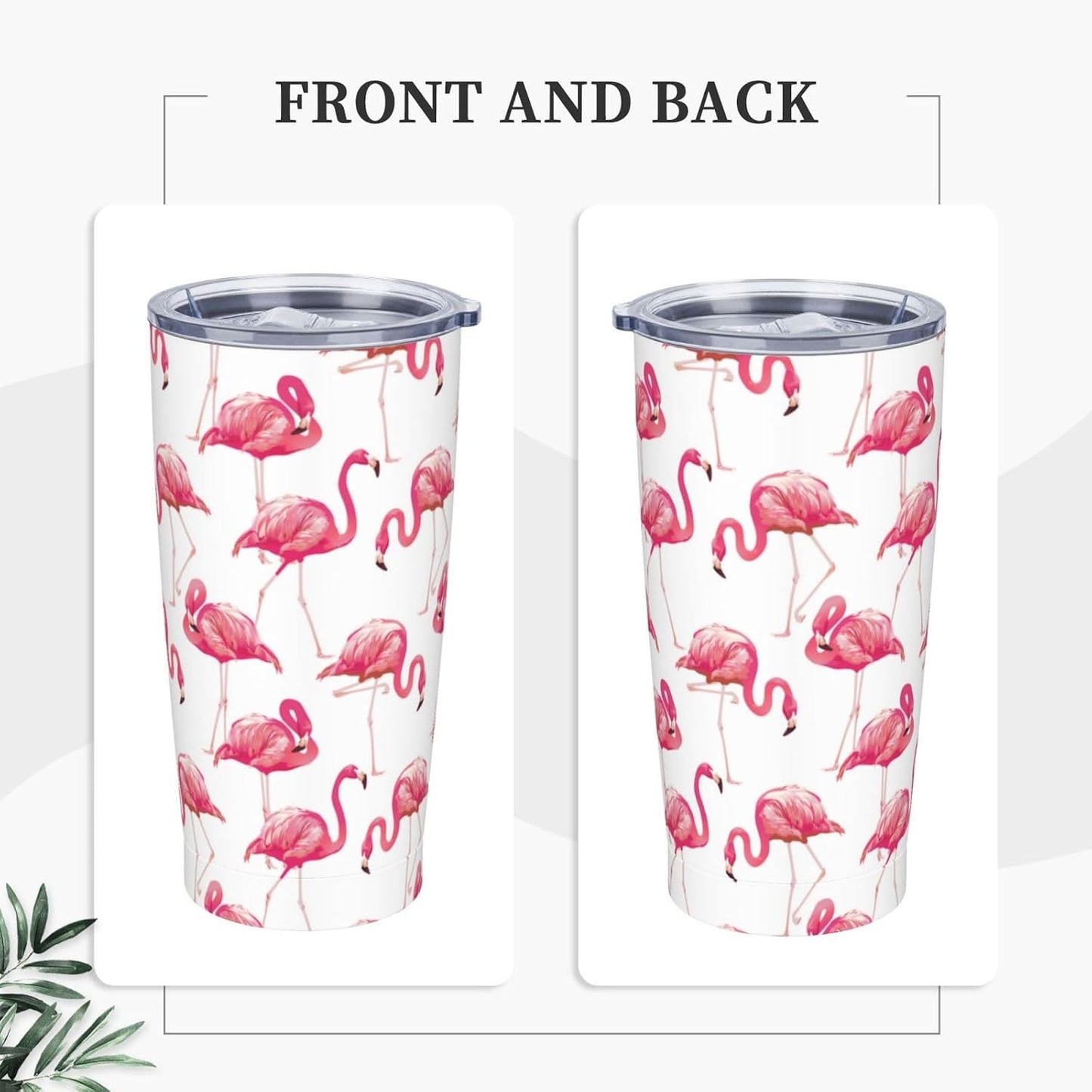 Blue White Porcelain Pattern Tumbler,Ceramics Flower 20oz Stainless Steel Insulated Travel Tumblers,Travel Coffee Mug with Lid and Straw Water Bottle Drink Cups Gifts for Women Men Lovers