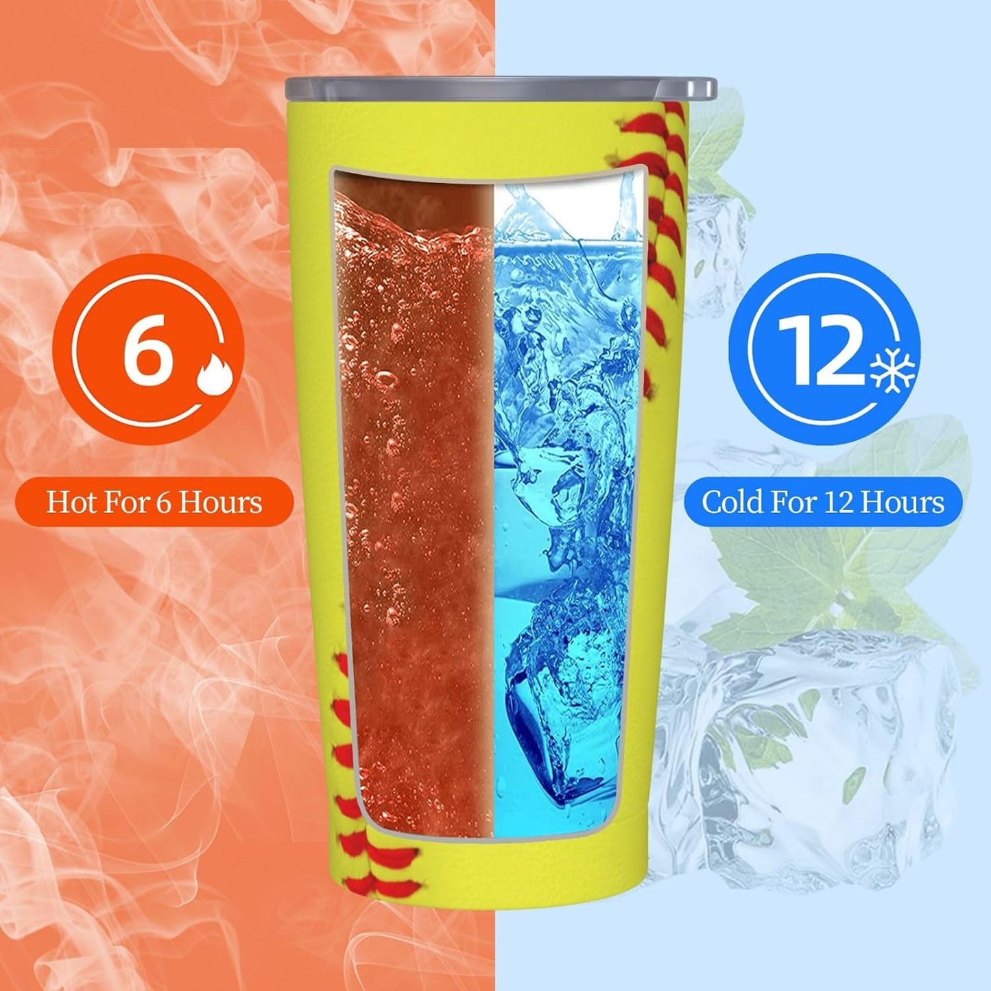 Blue White Porcelain Pattern Tumbler,Ceramics Flower 20oz Stainless Steel Insulated Travel Tumblers,Travel Coffee Mug with Lid and Straw Water Bottle Drink Cups Gifts for Women Men Lovers