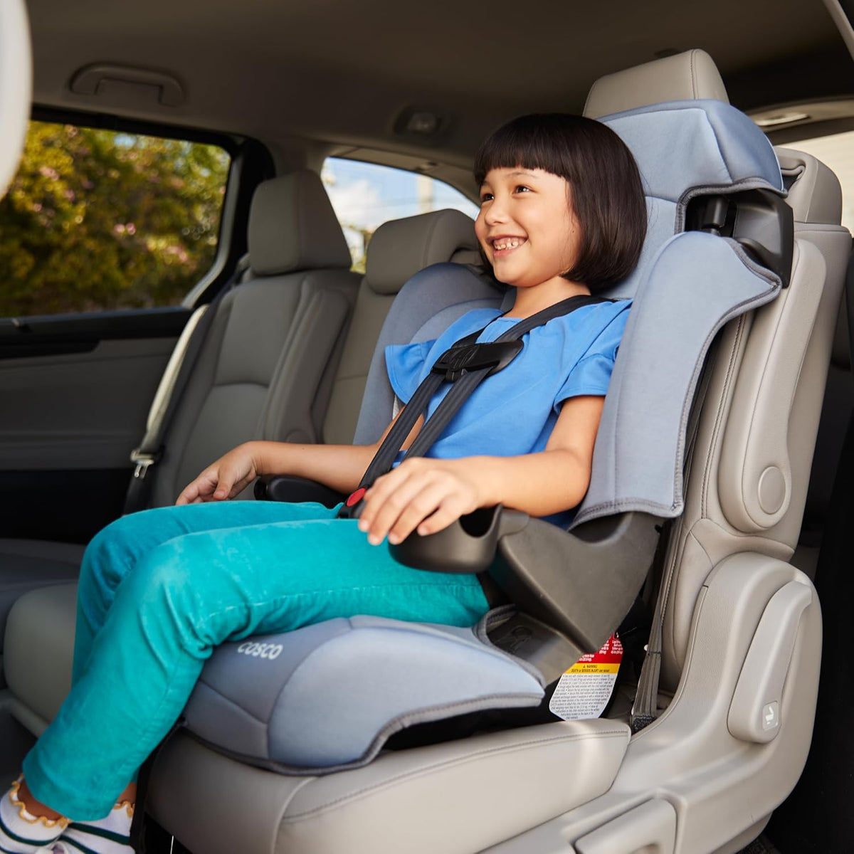 Finale DX 2-in-1 Booster Car Seat, Forward Facing Toddler Car Seat (40-65 lbs) and Belt Positioning High Back Booster (40-100 lbs), Dusk