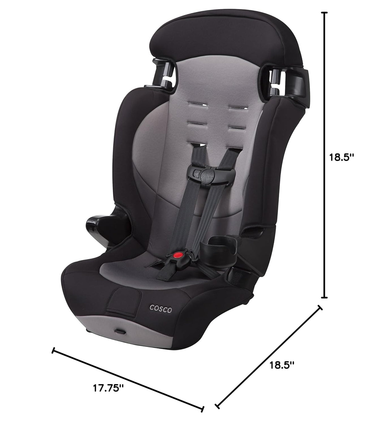 Finale DX 2-in-1 Booster Car Seat, Forward Facing Toddler Car Seat (40-65 lbs) and Belt Positioning High Back Booster (40-100 lbs), Dusk