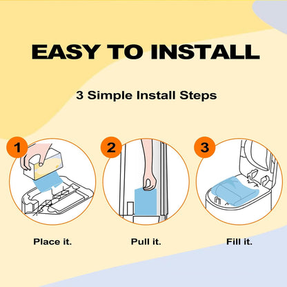 Diaper Pail Refills Bags Compatible with Genie Easy Roll Signature & Platinum Diaper Pails | Holds Up to 1410 Newborn Diapers Per Refill | 7 Layer Odor Barrier Technology, 2Pack(60 Bags)