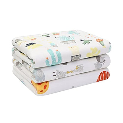 Baby Diaper Changing Pad 22"X27.5" 3 Packs Portable Reusable