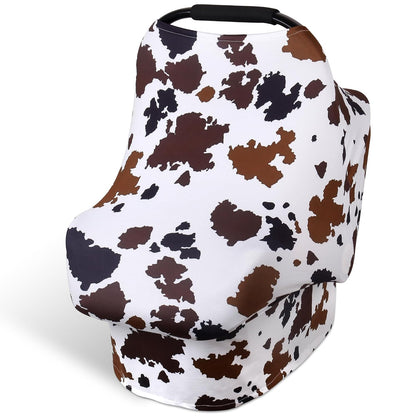 4-in-1 Baby Car Seat Canopy, Stretchy Nursing Breastfeeding Cover