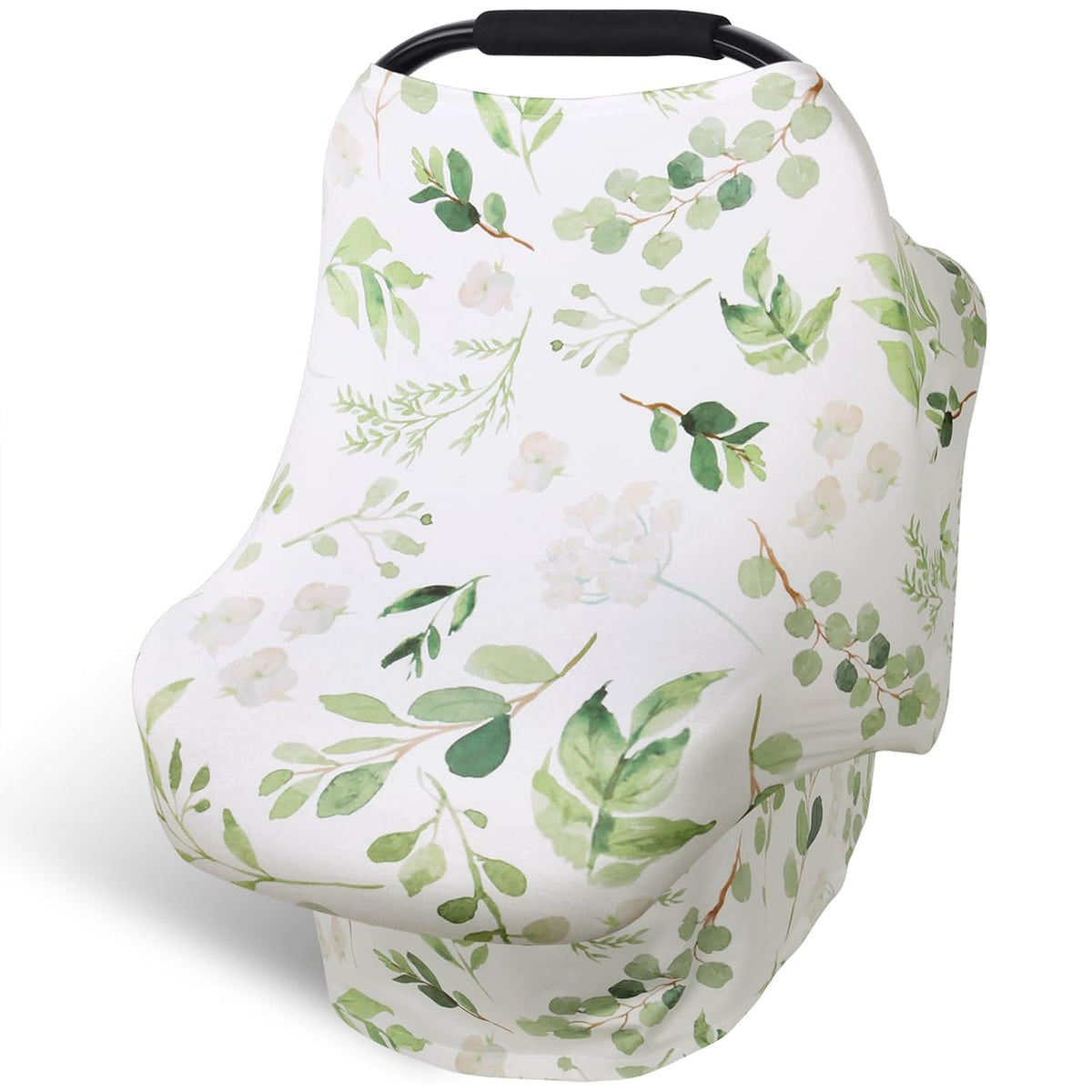 4-in-1 Baby Car Seat Canopy, Stretchy Nursing Breastfeeding Cover