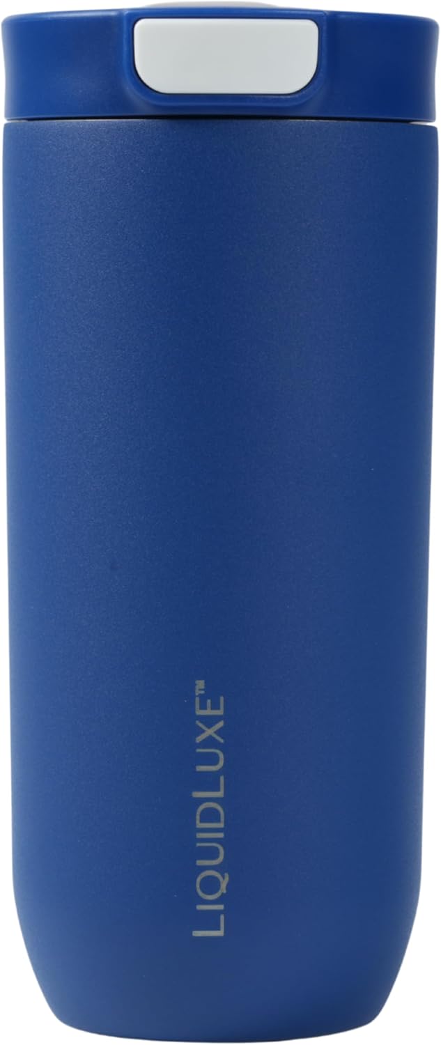 THE CLASSIC Vacuum Insulated Stainless Steel Travel Mug, Leakproof Locking Lid, Double-Wall Insulation, BPA-Free Coffee Mug for Hot & Cold Drinks, 500 mL (Matte Black)