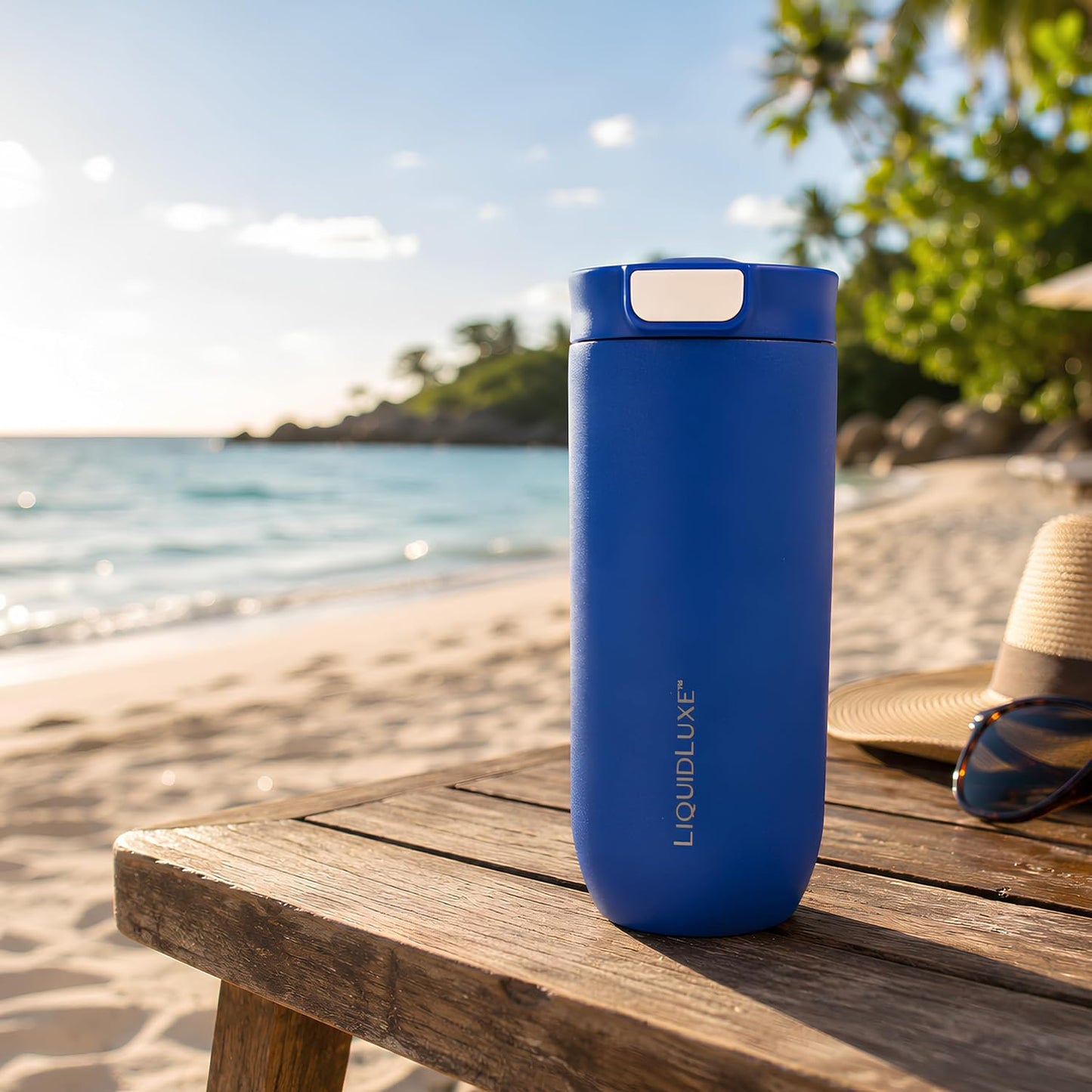 THE CLASSIC Vacuum Insulated Stainless Steel Travel Mug, Leakproof Locking Lid, Double-Wall Insulation, BPA-Free Coffee Mug for Hot & Cold Drinks, 500 mL (Matte Black)