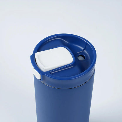 THE CLASSIC Vacuum Insulated Stainless Steel Travel Mug, Leakproof Locking Lid, Double-Wall Insulation, BPA-Free Coffee Mug for Hot & Cold Drinks, 500 mL (Matte Black)