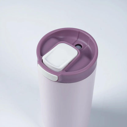THE CLASSIC Vacuum Insulated Stainless Steel Travel Mug, Leakproof Locking Lid, Double-Wall Insulation, BPA-Free Coffee Mug for Hot & Cold Drinks, 500 mL (Matte Black)