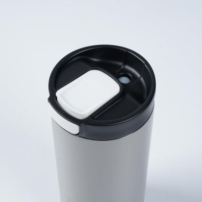 THE CLASSIC Vacuum Insulated Stainless Steel Travel Mug, Leakproof Locking Lid, Double-Wall Insulation, BPA-Free Coffee Mug for Hot & Cold Drinks, 500 mL (Matte Black)