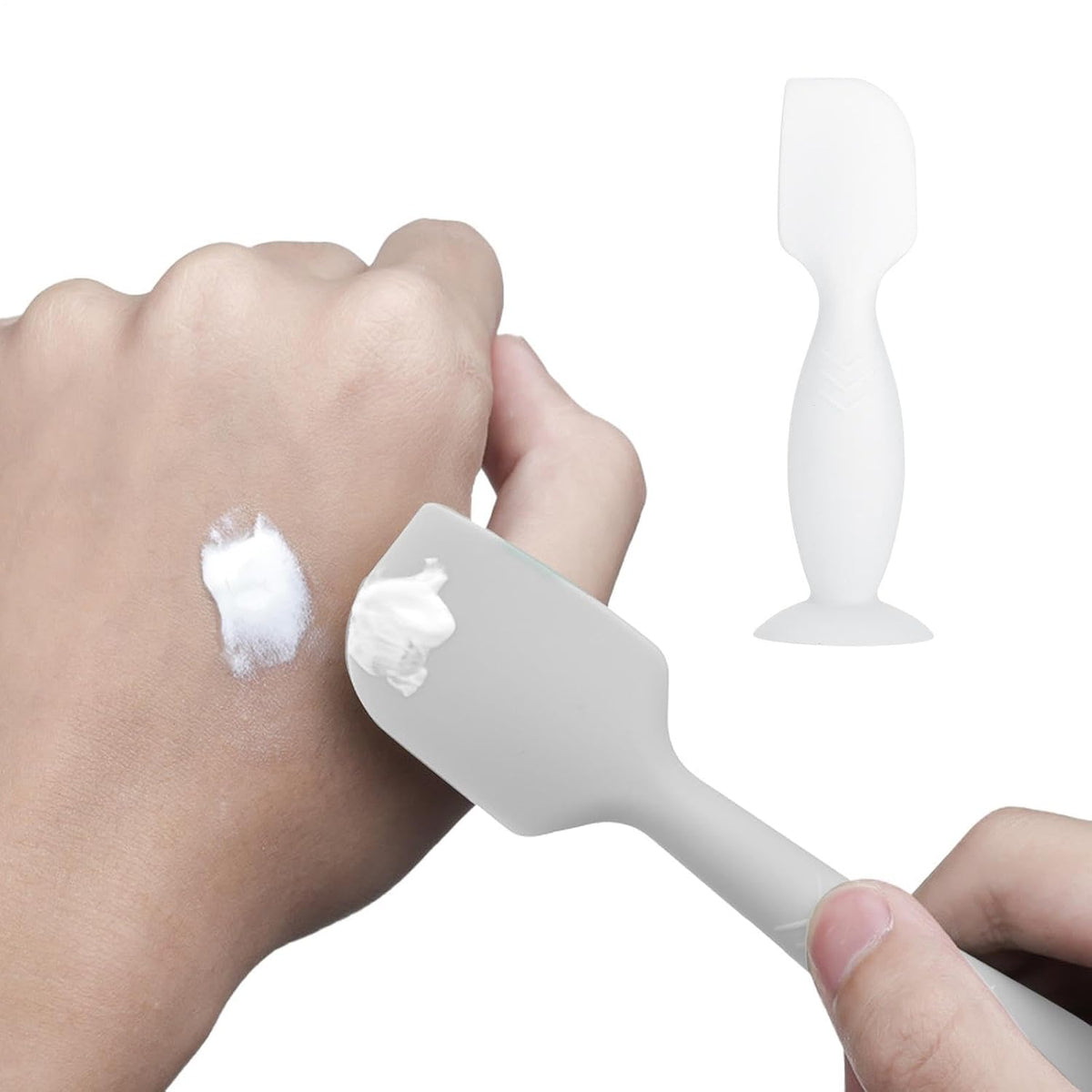 Paste Spatula Suction Cup Base, Flexible, Smooth