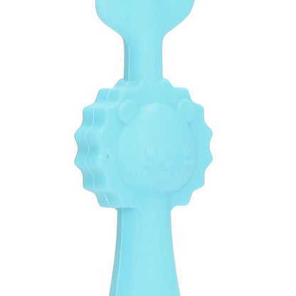 Baby Diaper Cream Brush, Suction Cup Base Skin Friendly Diaper Cream Spatula Silicone Gently Apply Stand Upright for Daily Use (Blue)