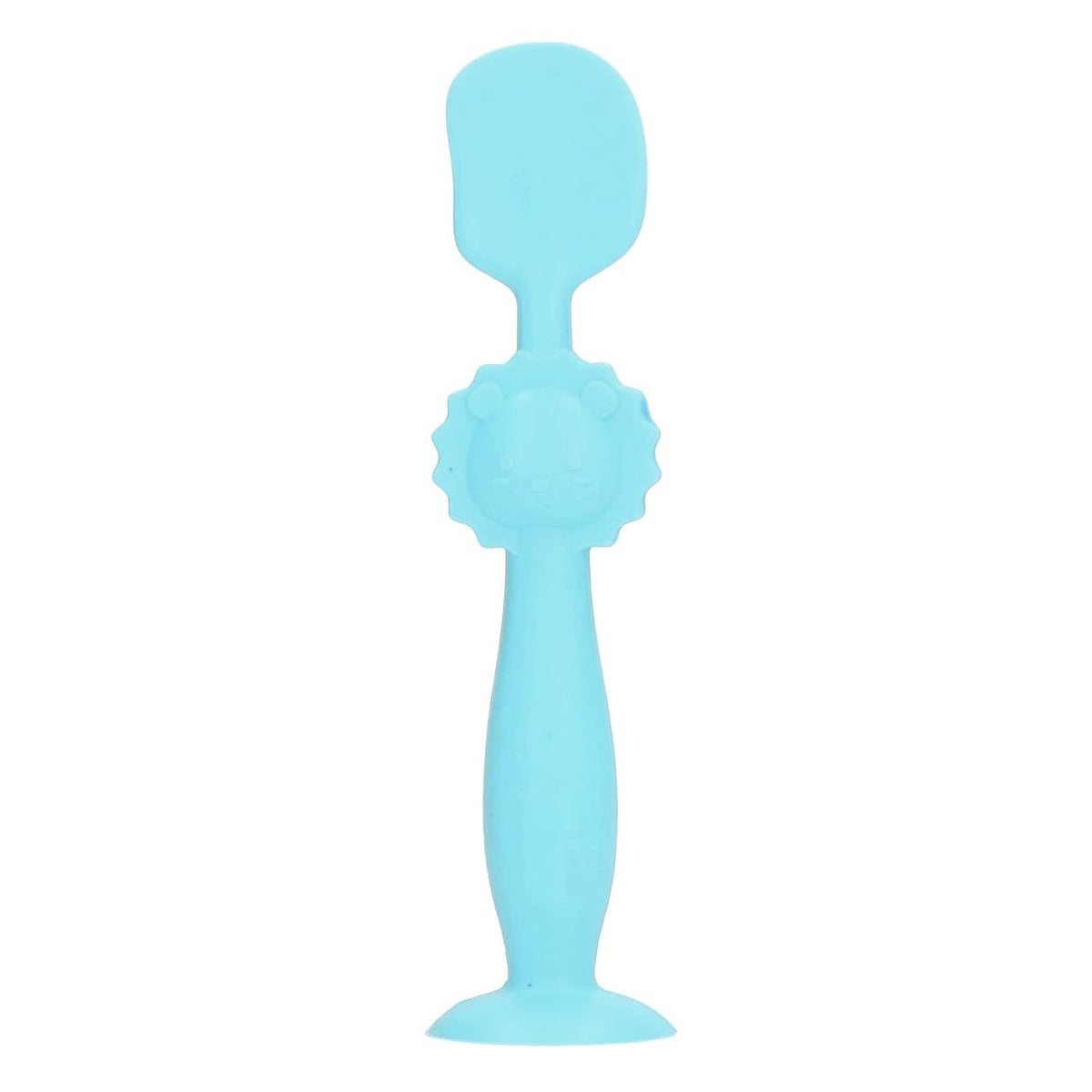 Baby Diaper Cream Brush, Suction Cup Base Skin Friendly Diaper Cream Spatula Silicone Gently Apply Stand Upright for Daily Use (Blue)