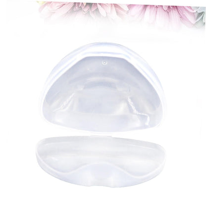 2 Pack Pacifier Holder Case for Baby Travel and Home White PP