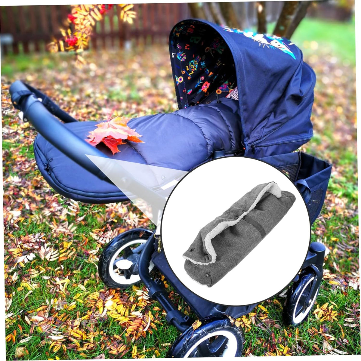 Warm Winter Stroller Gloves Hand for Parents Carriage Oxford Fabric Gloves