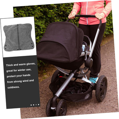 Warm Winter Stroller Gloves Hand for Parents Carriage Oxford Fabric Gloves