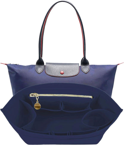 Purse Organizer Insert For Longchamp Bag Women Purse Tote Large For Long Champ Le Pliage organizer 2025black-L