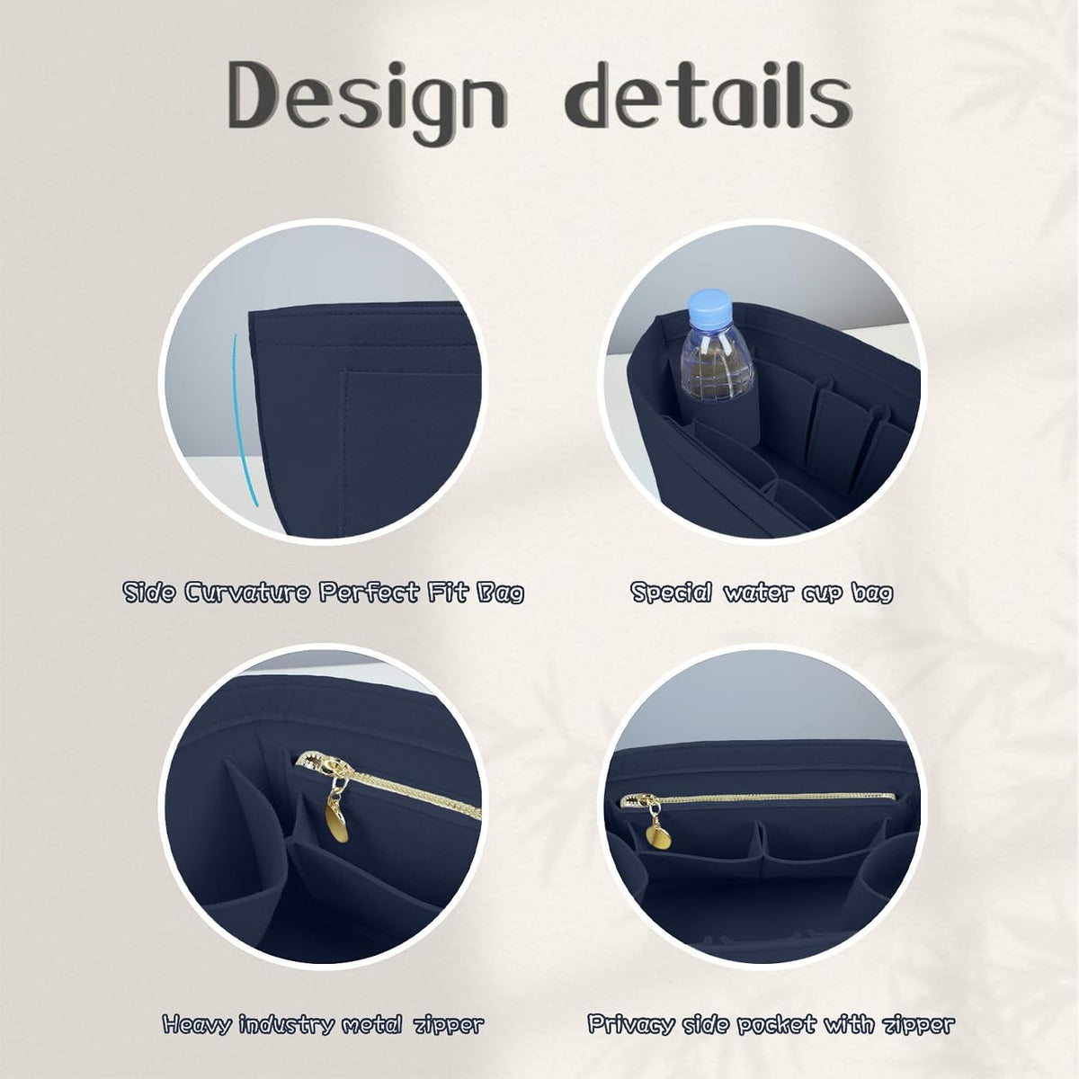 Purse Organizer Insert For Longchamp Bag Women Purse Tote Large For Long Champ Le Pliage organizer 2025black-L
