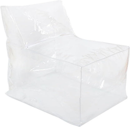 PVC Clear Stuffed Animal Bean Bag Chair Cover for Kids, ，Waterproof Creative PVC Plush Toys Storage For Home Use Organizing Rooms Plush Toys Storage Bag