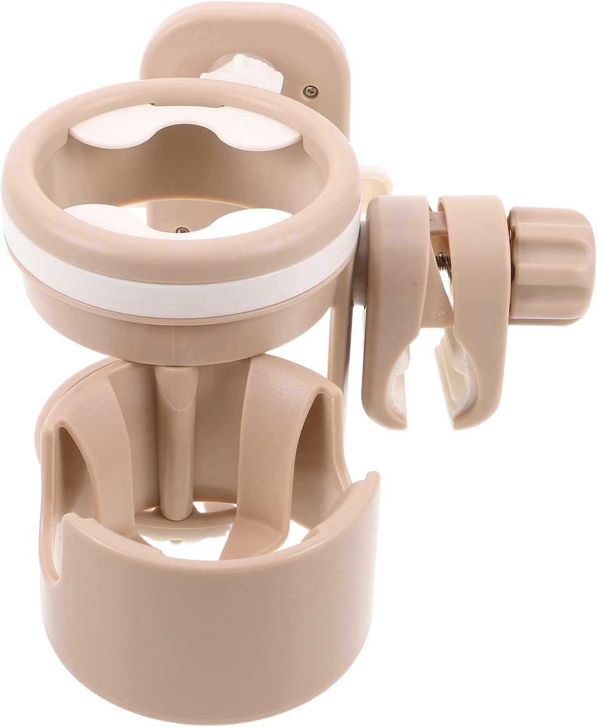 Stroller Cup Holder and Phone Mount 3 in 1 Pushchair Drink Accessories with Effortless Installation and Wear Resistant Abs Material for Daily Strolls and Outing