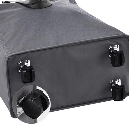45L Slim Laundry Hamper with Removable Inner Bag & Side Handles, Black